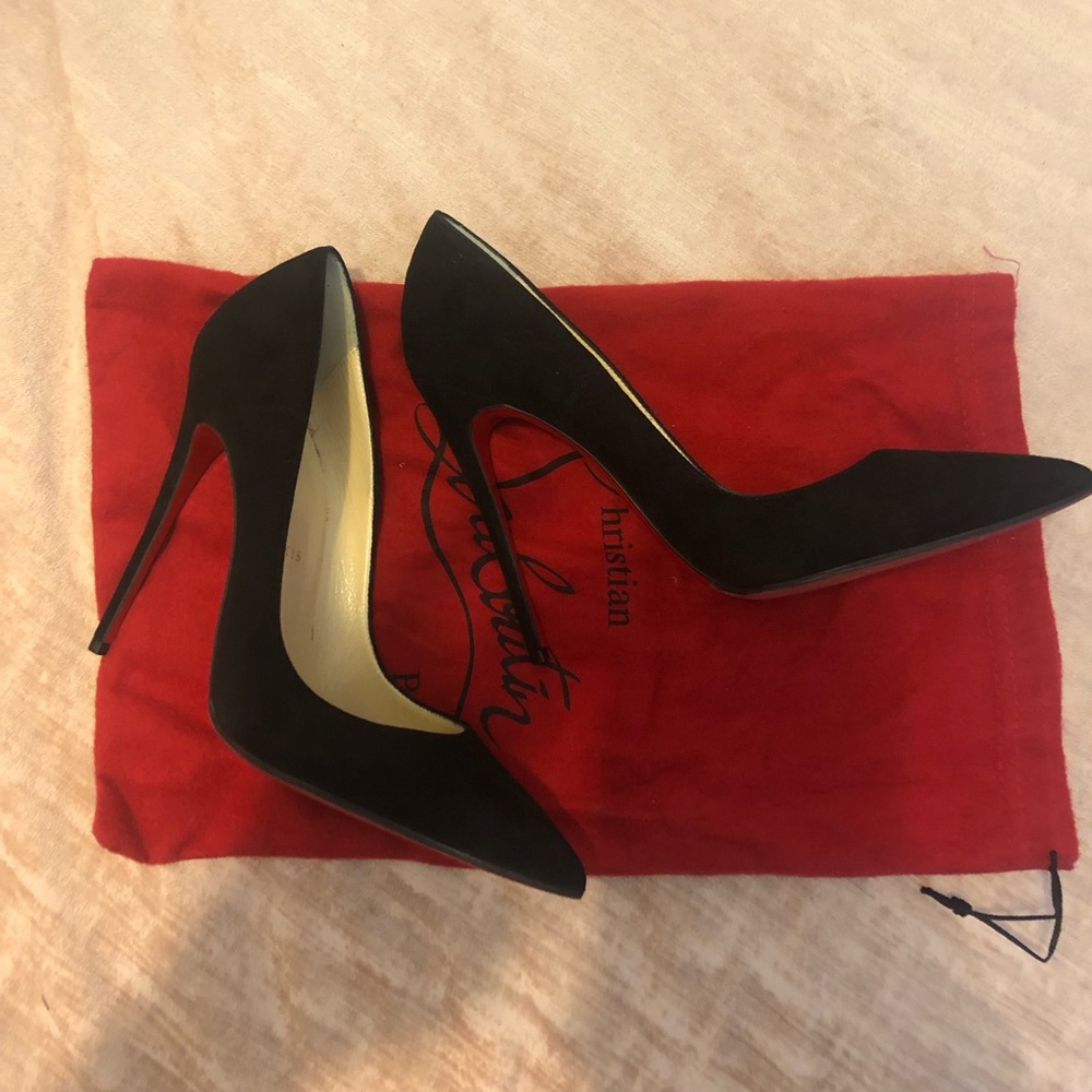 Christian Louboutin So Kate Pump Black Suede 37.5